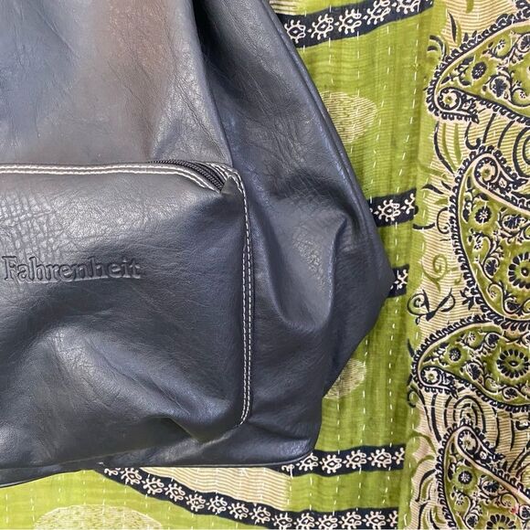 Vintage Black Fahrenheight by Christian Dior Faux Leather Backpack - Picture 6 of 16